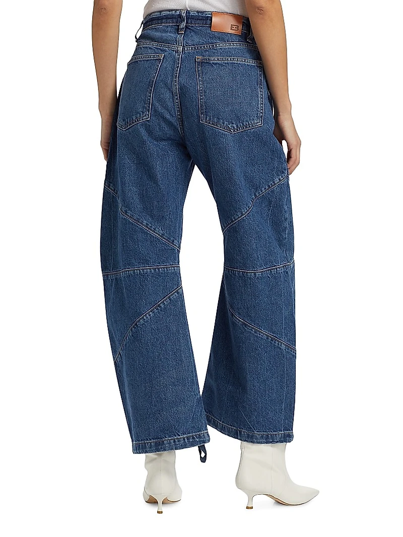 Freddy Denim Cropped Barrel Jeans