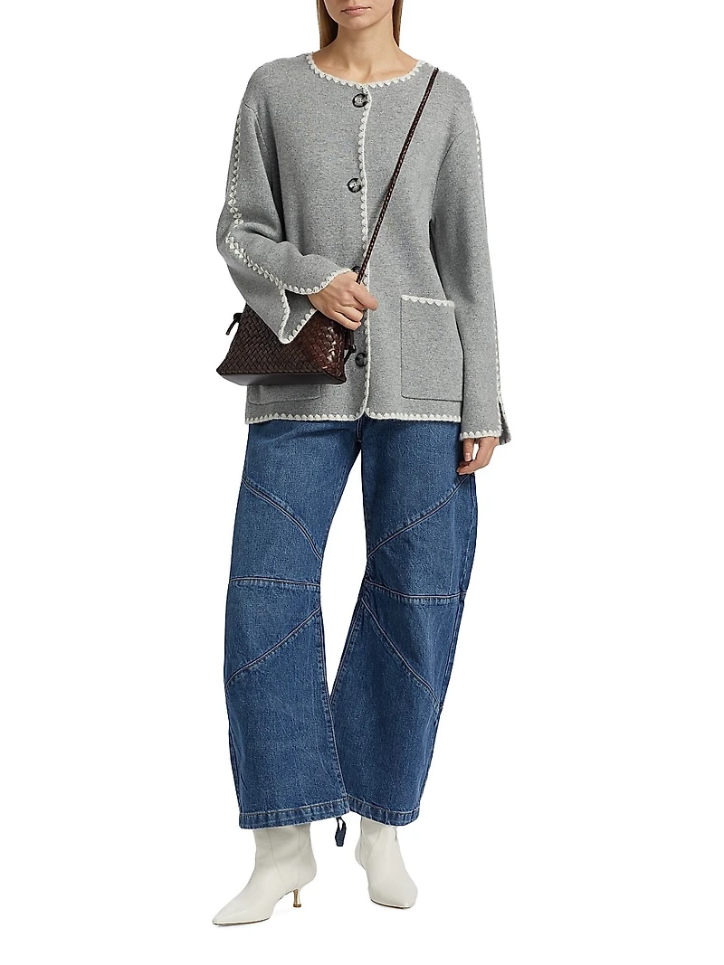 Freddy Denim Cropped Barrel Jeans