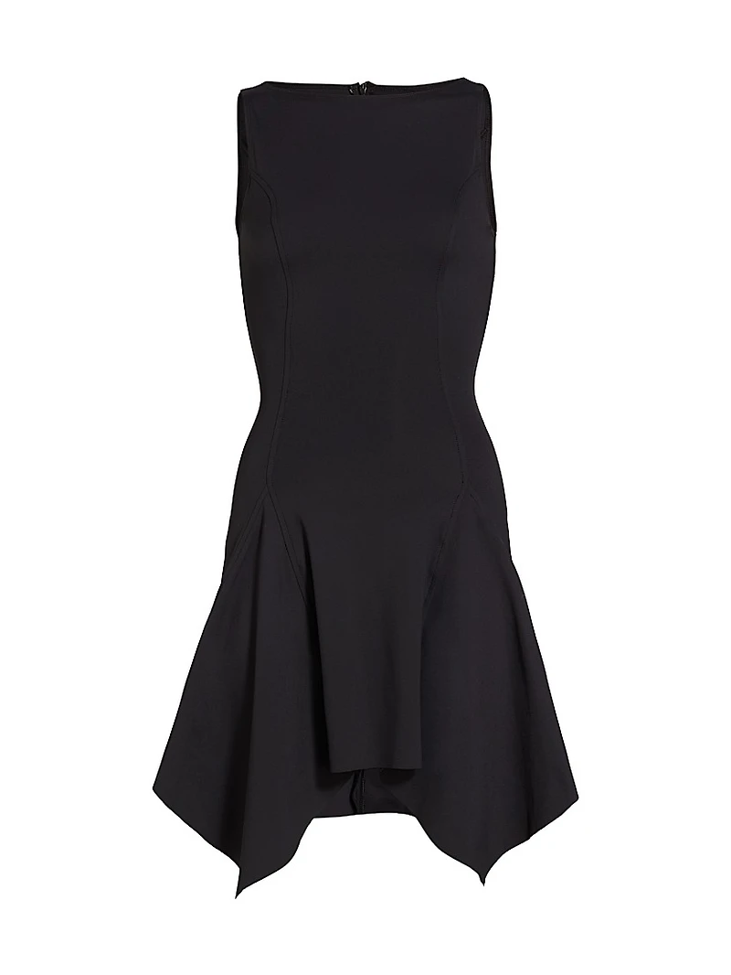 Caroline Boatneck Sleeveless Minidress