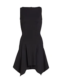 Caroline Boatneck Sleeveless Minidress