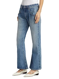 Bella Mid-Rise Boot-Cut Jeans