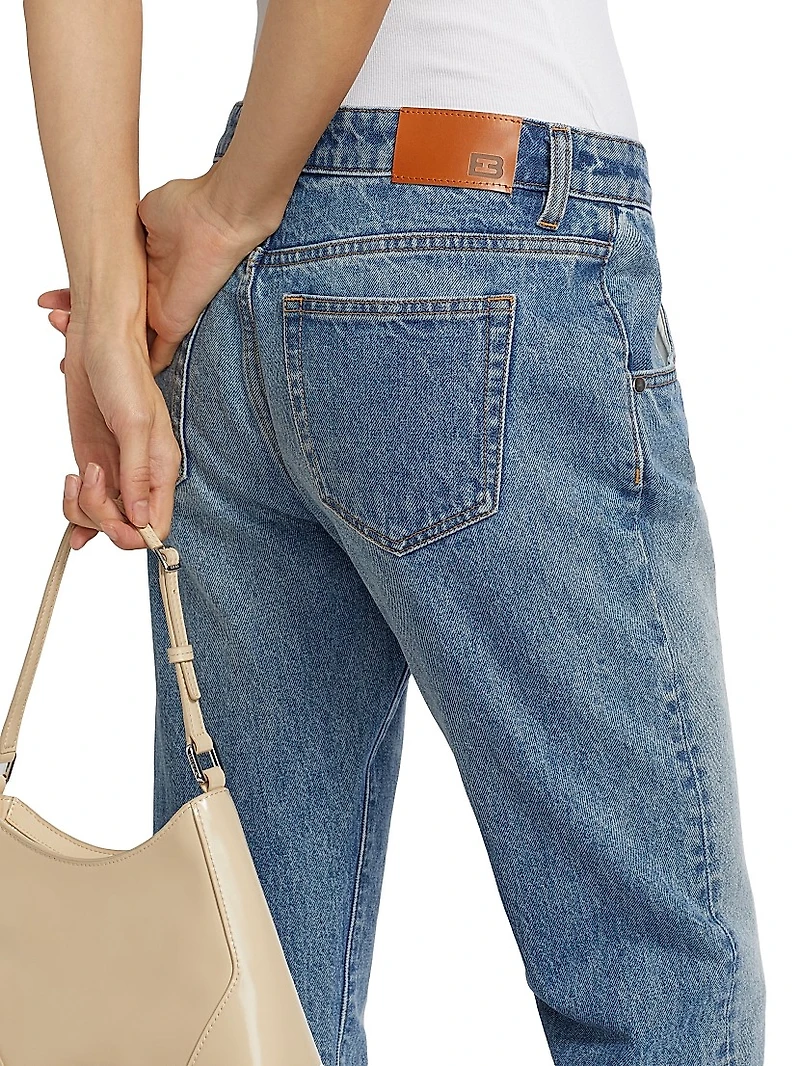 Bella Mid-Rise Boot-Cut Jeans