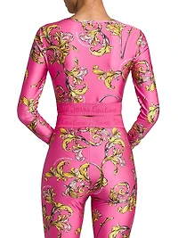 Baroque Cropped Crewneck T-Shirt