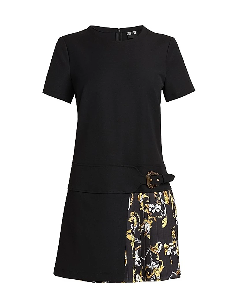 Vestiti Baroque Pleated Minidress