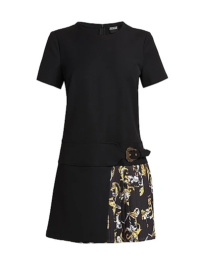 Vestiti Baroque Pleated Minidress