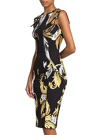 Vestiti Baroque Sleeveless Knee-Length Dress