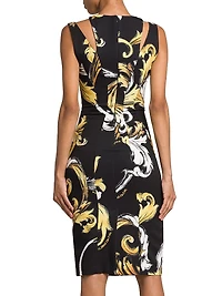 Vestiti Baroque Sleeveless Knee-Length Dress