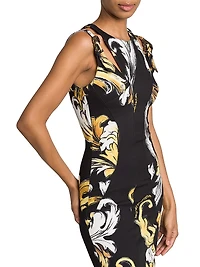 Vestiti Baroque Sleeveless Knee-Length Dress