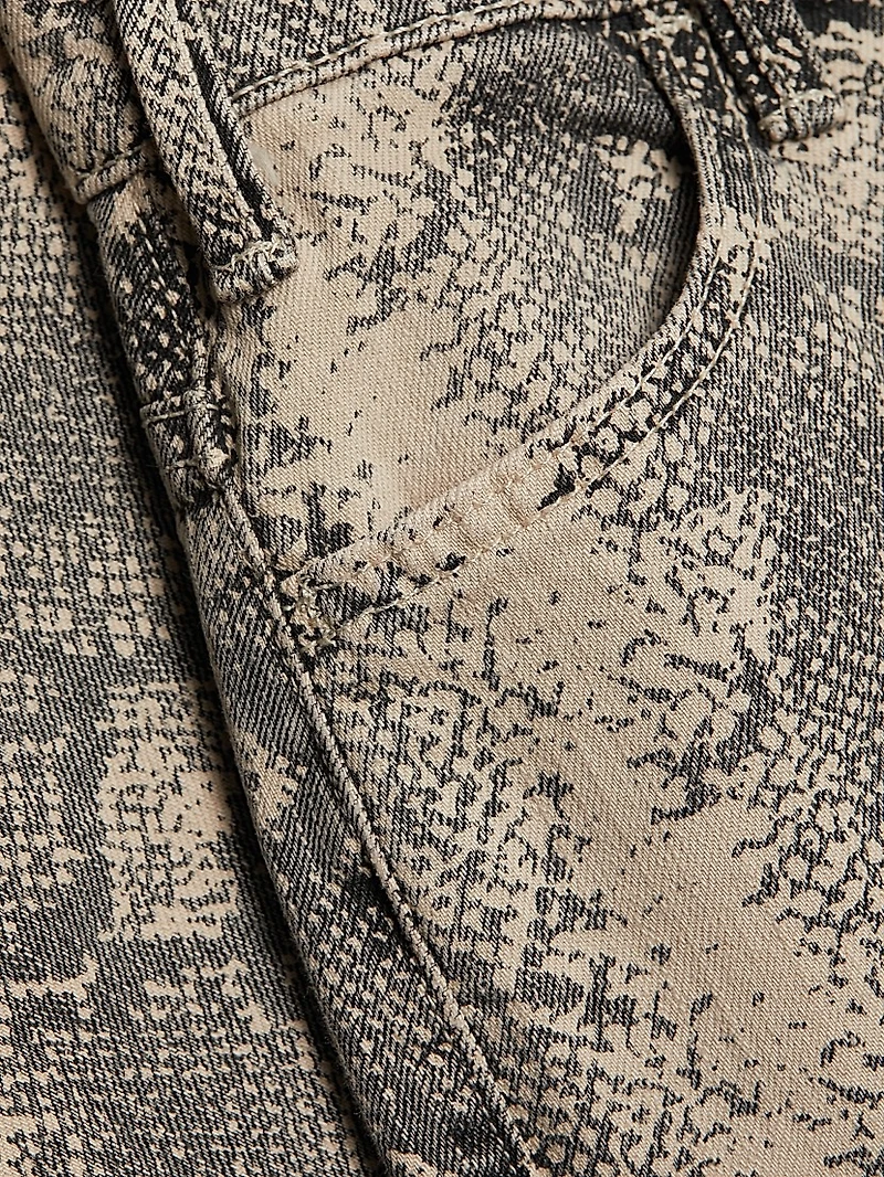 The Hustler Flood Snake Jeans