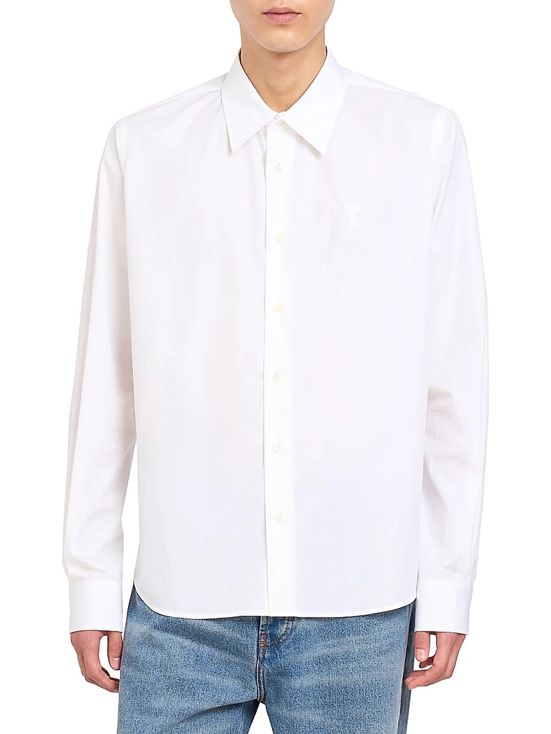 Classic Button-Front Shirt