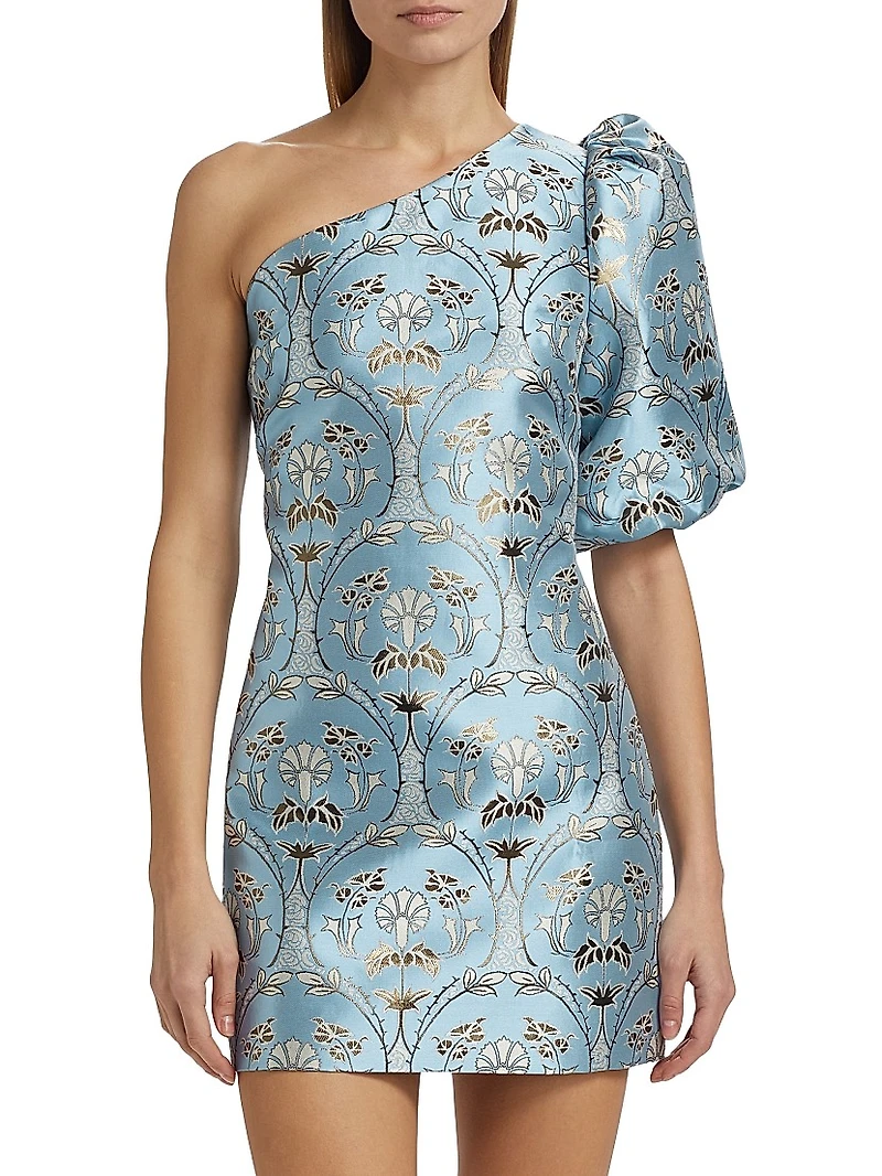 Lucia Jacqaurd One-Shoulder Minidress