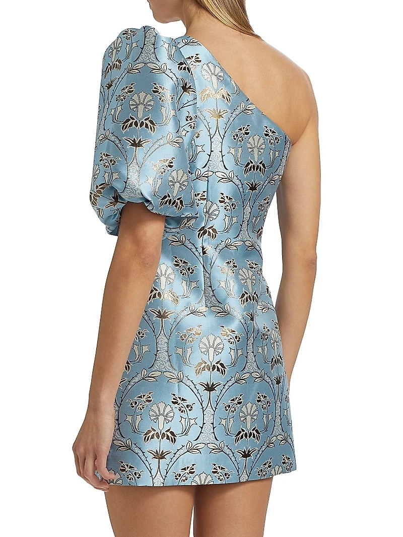 Lucia Jacqaurd One-Shoulder Minidress