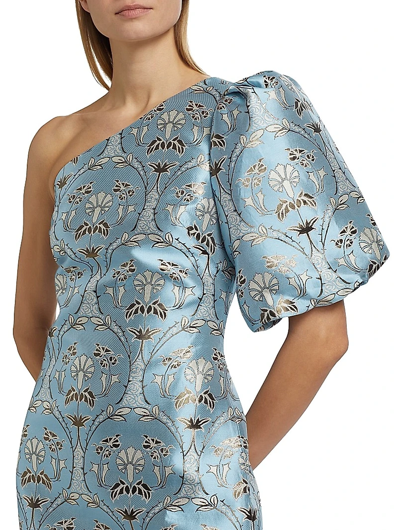 Lucia Jacqaurd One-Shoulder Minidress