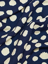 Glen Cove Polka Dot Midi-Dress