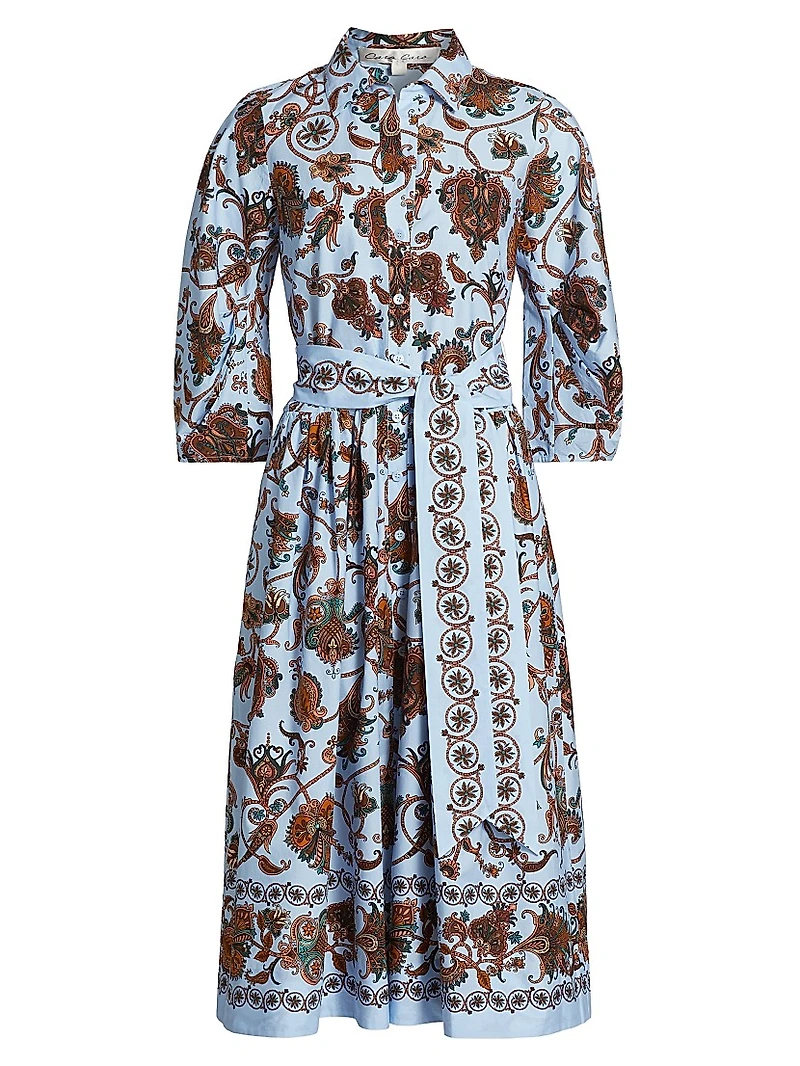 Raya Floral Tie-Waist Dress