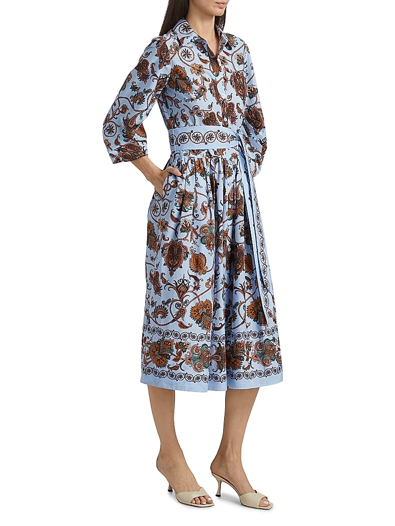 Raya Floral Tie-Waist Dress