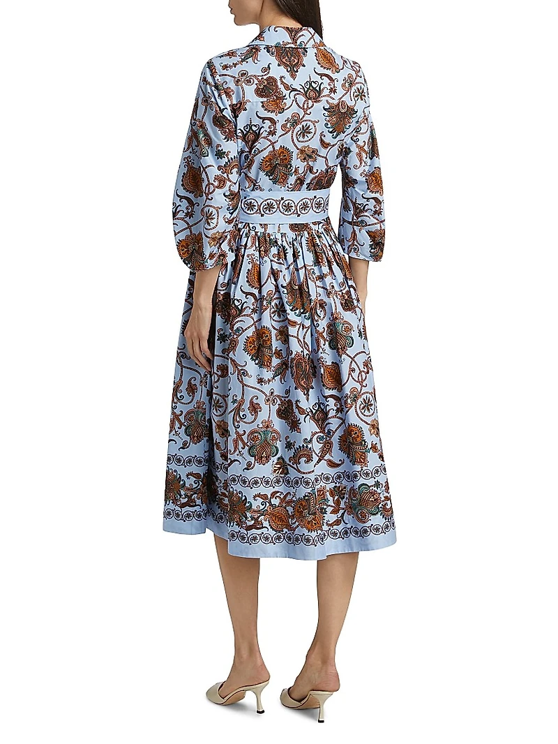 Raya Floral Tie-Waist Dress