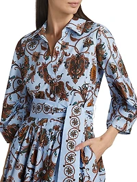 Raya Floral Tie-Waist Dress