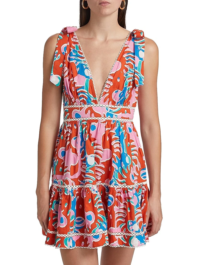 Cara Bow Minidress