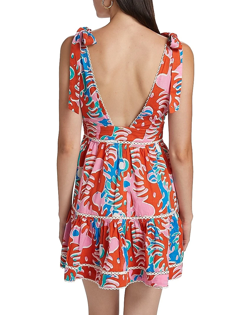 Cara Bow Minidress