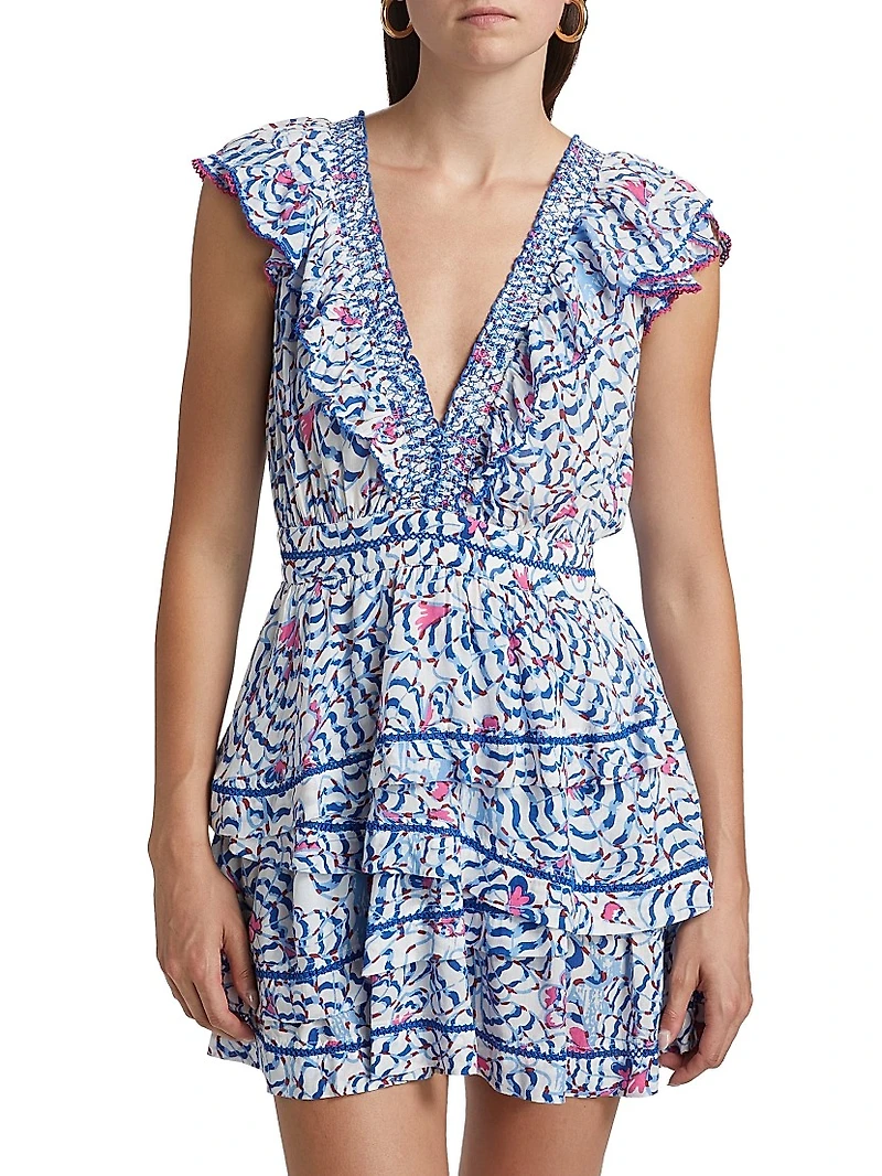 Carol Ruffle Minidress