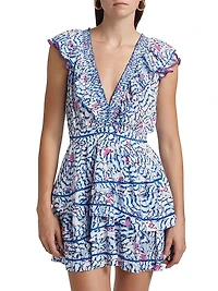 Carol Ruffle Minidress