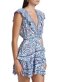 Carol Ruffle Minidress