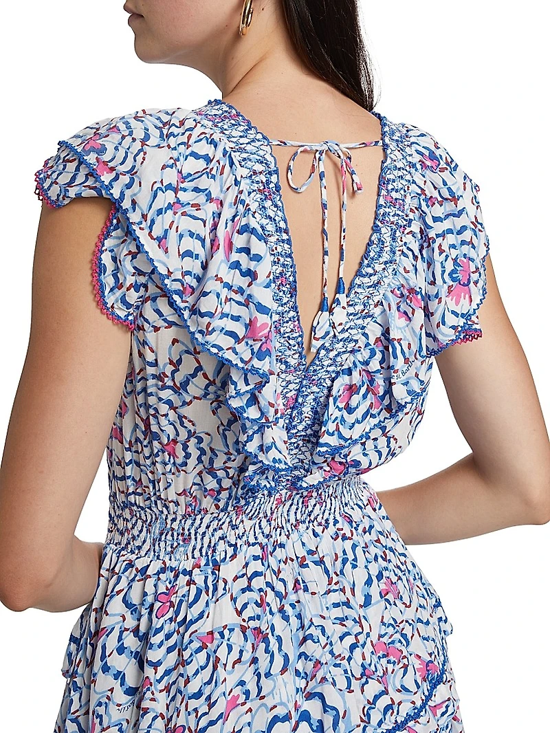 Carol Ruffle Minidress