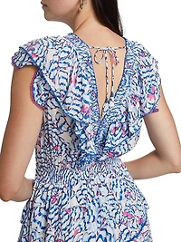 Carol Ruffle Minidress