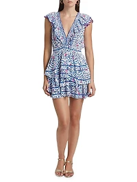 Carol Ruffle Minidress