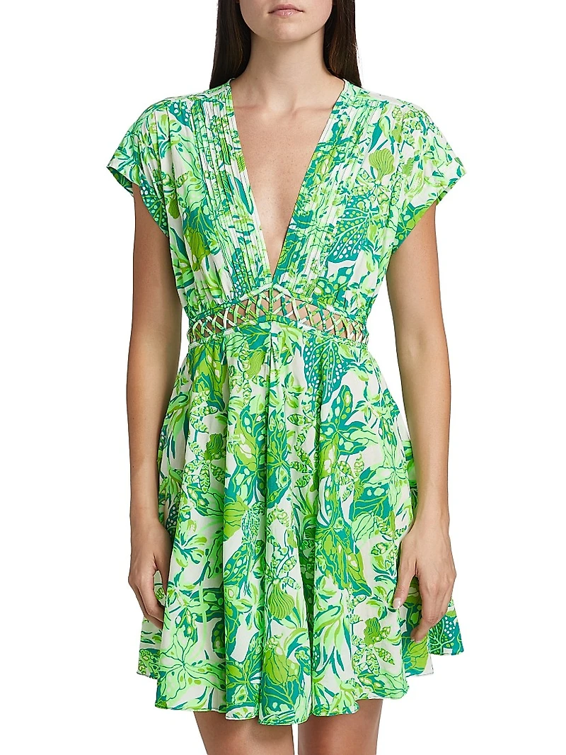 Cecile Fauna Minidress