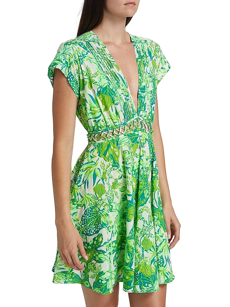 Cecile Fauna Minidress