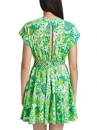 Cecile Fauna Minidress