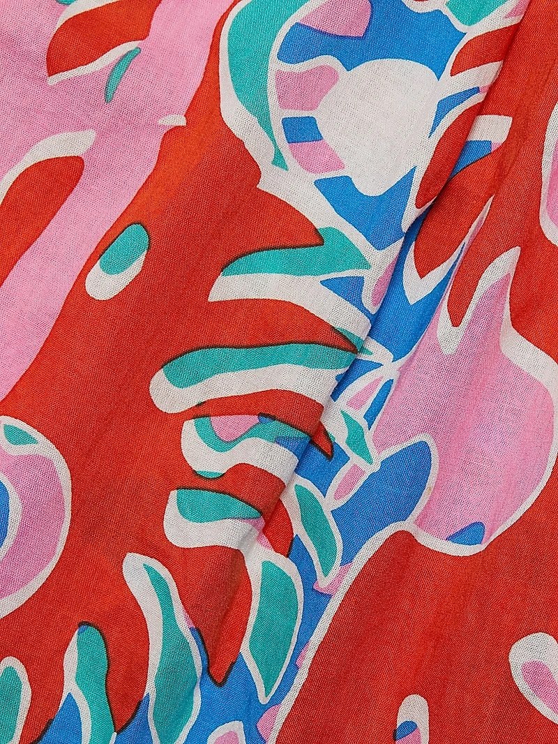 Chantal Belted Cotton Shorts