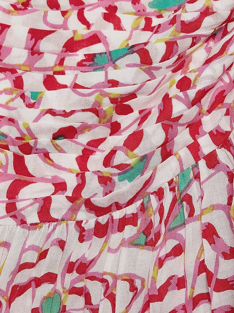 Carla Gathered Midi-Skirt