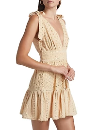 Cara Eyelet Lace Minidress
