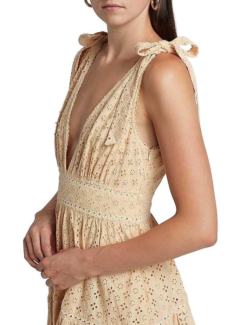 Cara Eyelet Lace Minidress