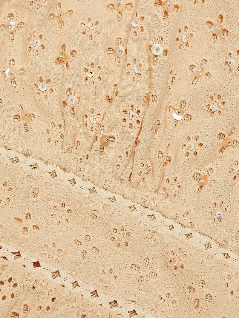 Cara Eyelet Lace Minidress