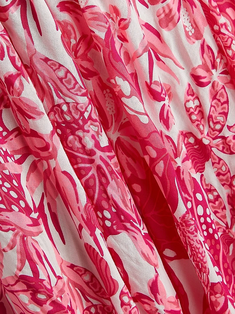Carla Floral Halter Maxi Dress