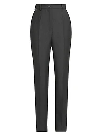 Wool Tailored Slim-Fit Trousers