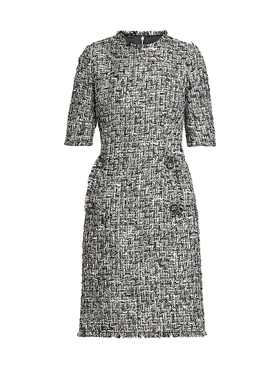 Rachel Tweed Knee-Length Dress