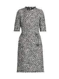 Rachel Tweed Knee-Length Dress