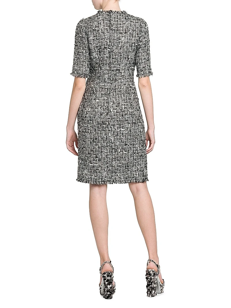 Rachel Tweed Knee-Length Dress