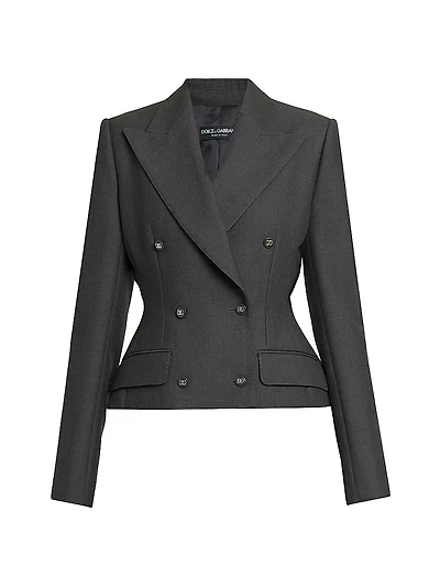 Wool Double-Breasted Jacket