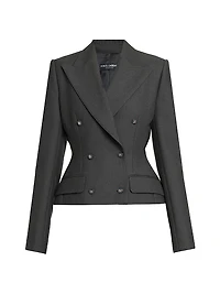 Wool Double-Breasted Jacket