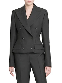 Wool Double-Breasted Jacket