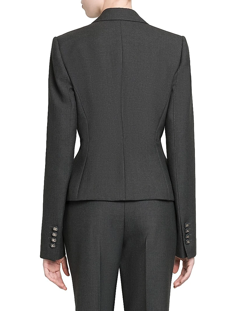 Wool Double-Breasted Jacket