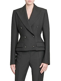 Wool Double-Breasted Jacket