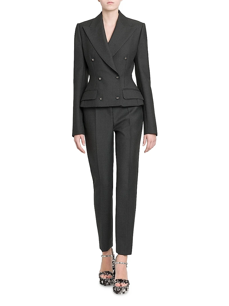 Wool Double-Breasted Jacket