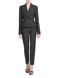 Wool Double-Breasted Jacket